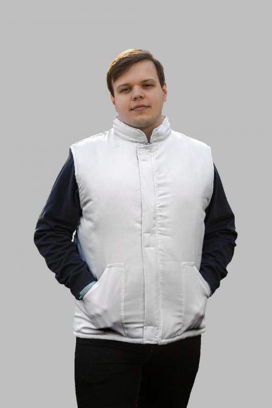 Fehér Élelmiszeripari Mellény