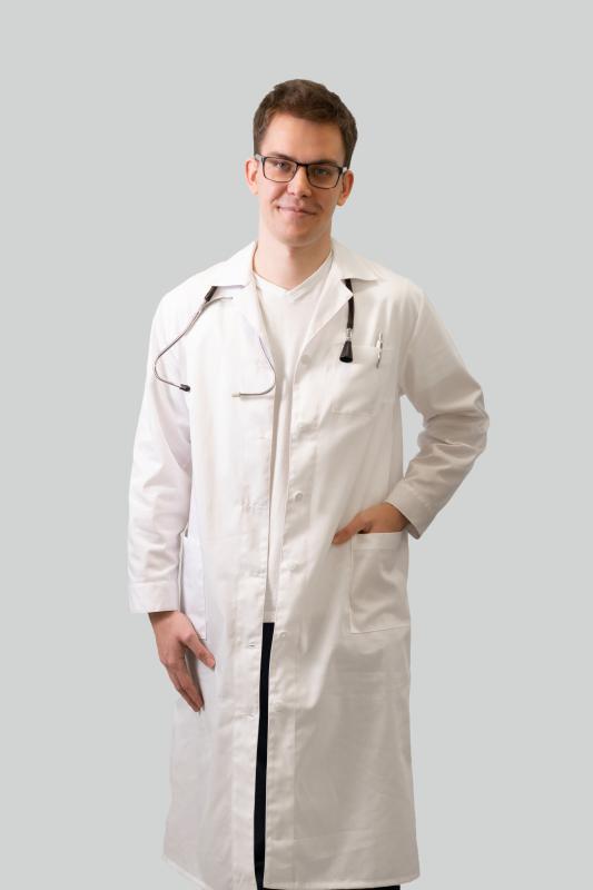 Medical wears férfi orvosi köpeny mandzsettával