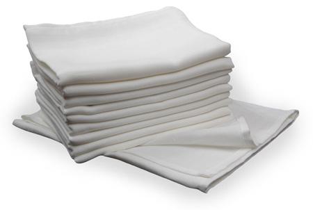 Textilpelenka 70x70 cm 10db/csomag Fehér