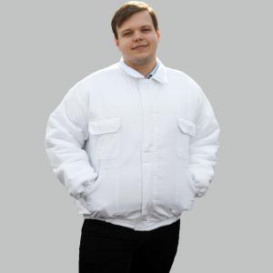 Fehér Élelmiszeripari kabát