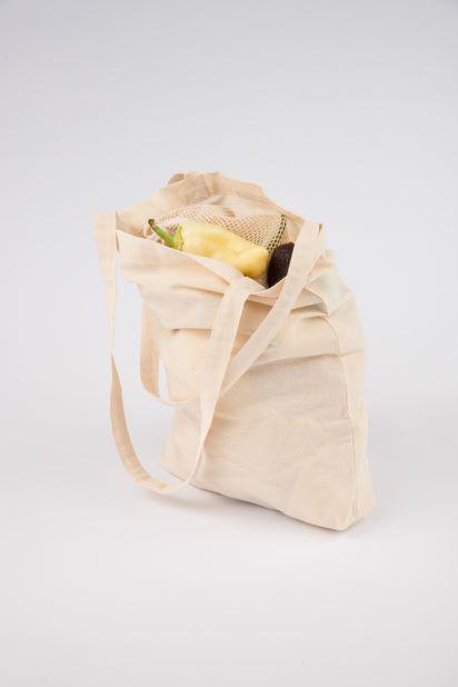 Vászontáska, elegáns bevarrott sarkokkal