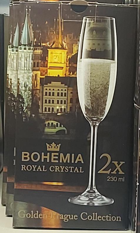 2FOR2 BOHEMIA FTE pezsgős pohár 23cl, 2db