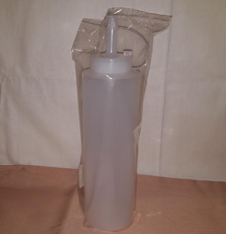 Adagoló flakon, PE, fehér 360 ml, 41526-B2