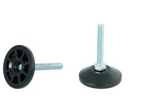 Állítható láb 50mm talppal, M8x40-es szárral. 100 db, küllős