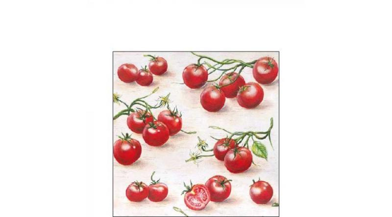 AMB.12516130 Tomatoes papírszalvéta 25x25cm,20db-os
