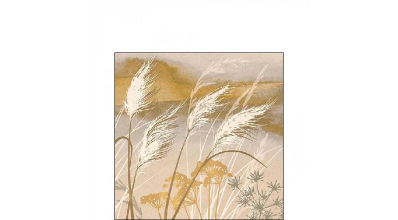 AMB.12518565 Waving grass papírszalvéta 25x25cm, 20db-os