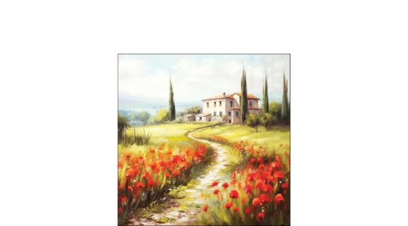 AMB.12520635 Tuscan house papírszalvéta 25x25cm, 20db-os