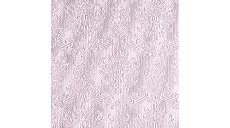 AMB.13306924 Elegance pearl lilac dombornyomott papírszalvéta 33x33cm,15db-os