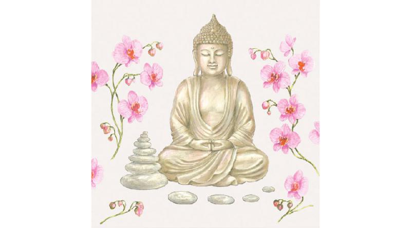 AMB.13307555 Buddha papírszalvéta 33x33cm,20db-os