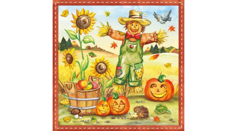 AMB.13309270 Scarecrow papírszalvéta 33x33cm,20db-os