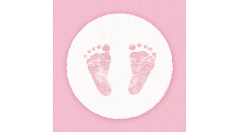 AMB.13309415 Baby Steps Girl papírszalvéta 33x33cm,20db-os