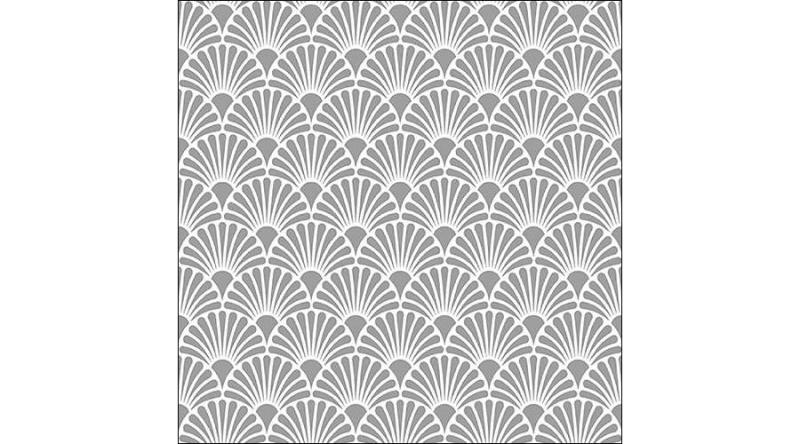 AMB.13313736 Art Deco Silver White papírszalvéta 33x33cm,20db-os