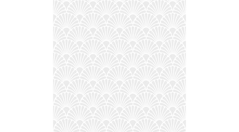 AMB.13313738 Art Deco White/pearl papírszalvéta 33x33cm, 20db-os