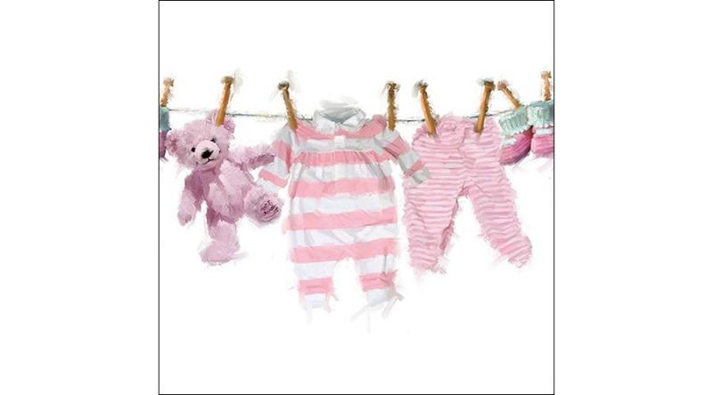 AMB.13313980 Baby Girl Clothes papírszalvéta 33x33cm,20db-os