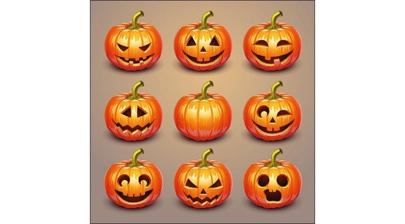 AMB.13314695 Halloween Pumpkins papírszalvéta 33x33cm, 20db-os