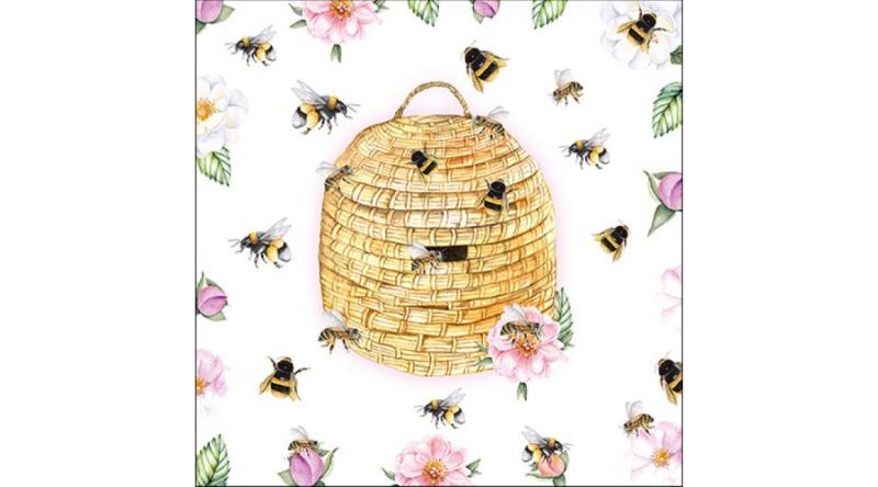 AMB.13315965 Beehive papírszalvéta 33x33cm,20db-os