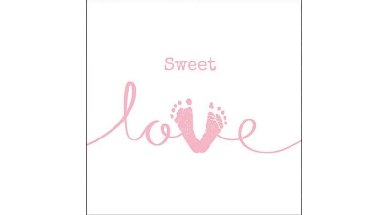 AMB.13316050 Sweet Love Girl papírszalvéta 33x33cm,20db-os