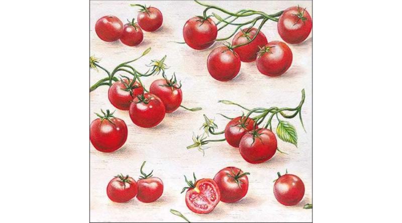 AMB.13316130 Tomatoes papírszalvéta 33x33cm,20db-os