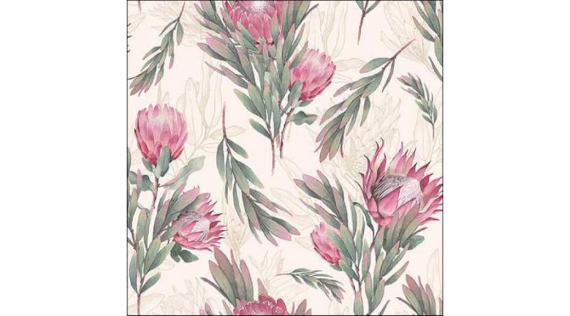 AMB.13318196 Protea cream papírszalvéta 33x33cm, 20db-os