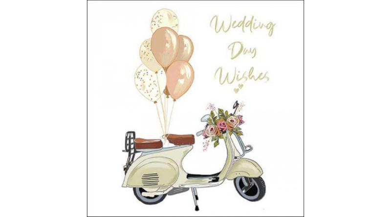 AMB.13318465 Wedding day wishes papírszalvéta 33x33cm, 20db-os