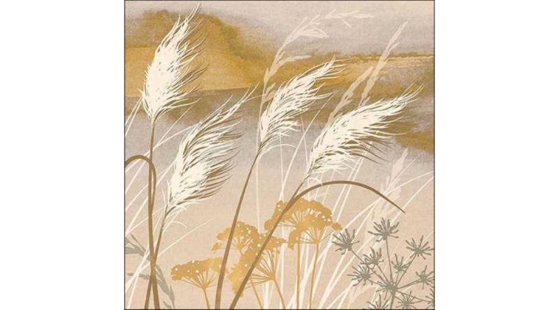 AMB.13318565 Waving grass papírszalvéta 33x33cm, 20db-os