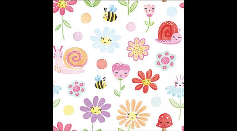 AMB.13319455 Fantasy Garden papírszalvéta 33x33cm, 20db-os