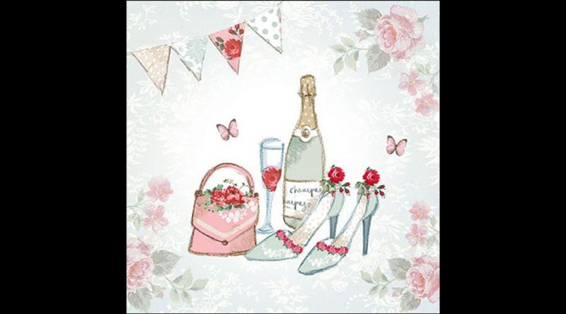 AMB.13319675 Celebrate in style papírszalvéta 33x33cm, 20db-os