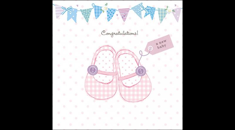 AMB.13319706 Baby shoes pink papírszalvéta 33x33cm, 20db-os