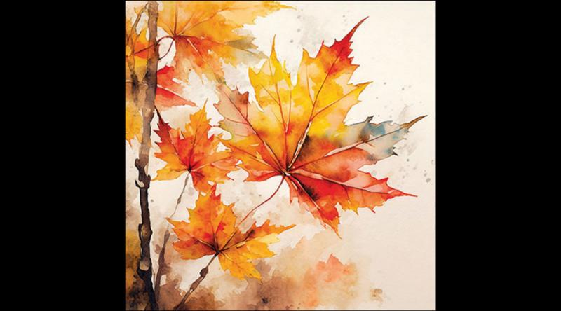 AMB.13319910 Vibrant leaves papírszalvéta 33x33cm, 20db-os