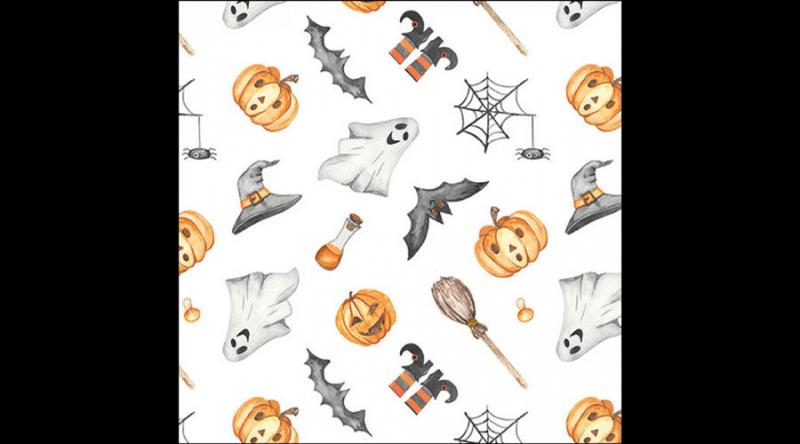 AMB.13319920 Happy Halloween papírszalvéta 33x33cm, 20db-os