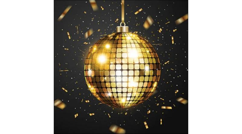 AMB.13320220 Disco ball papírszalvéta 33x33cm, 20db-os