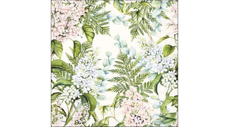 AMB.13320555 Soft lilacs cream papírszalvéta 33x33cm, 20db-os