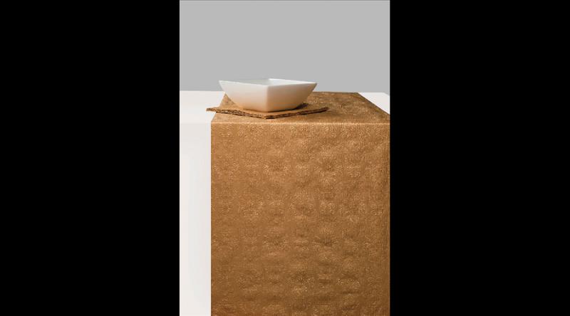 AMB.13605513 Elegance bronz dombornyomott papír asztali futó 33x600cm