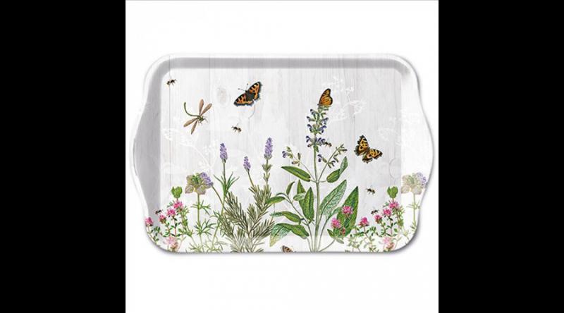 AMB.13719345 Herb Garden műanyag kistálca 13x21cm