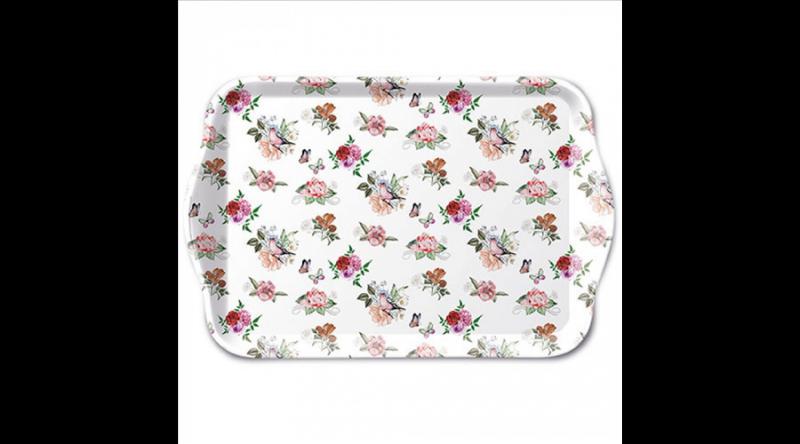 AMB.13719350 Charlotte white műanyag kistálca 13x21cm