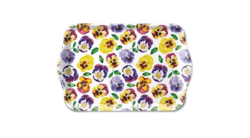 AMB.13720360 Lots of pansies műanyag kistálca 13x21cm