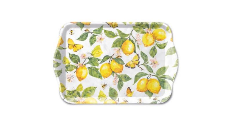 AMB.13720365 Fresh lemons white műanyag kistálca 13x21cm