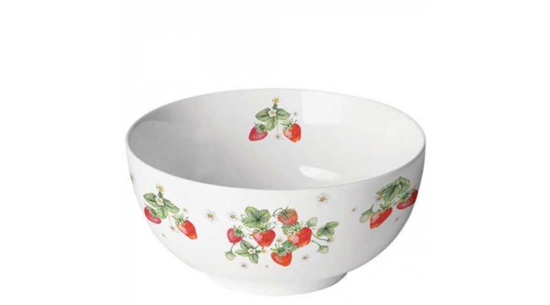 AMB.14818395 Bunch of strawberries porcelántál 6,5x14cm