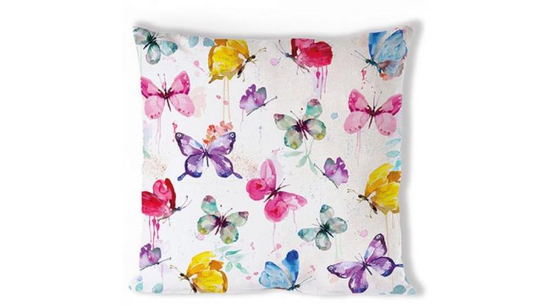 AMB.16216265 Butterfly Collection White párnahuzat 40x40cm, 100% pamut