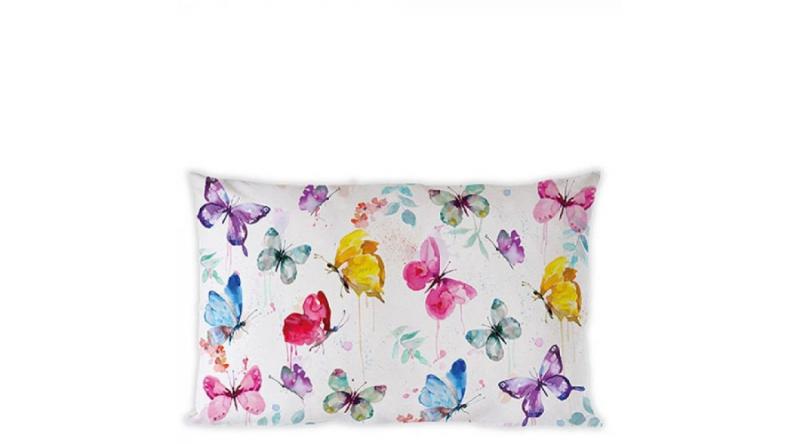 AMB.16316265 Butterfty Collection White párnahuzat 50x30cm,100% pamut