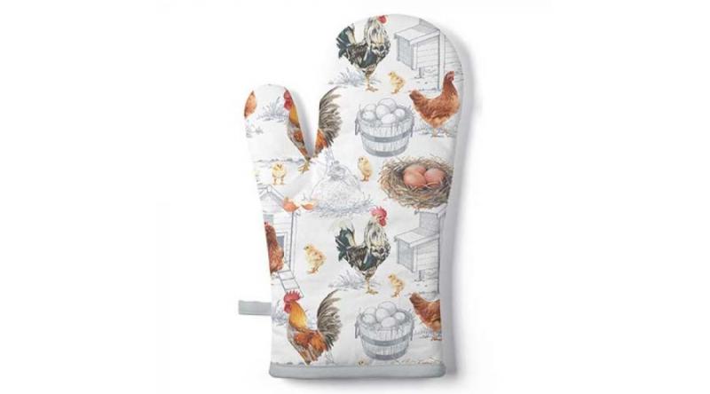 AMB.16415875 Chicken Farm edényfogó kesztyű 18x30cm,100% pamut