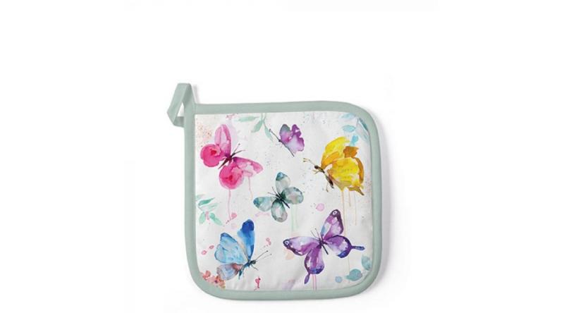 AMB.16516265 Butterfly Collection white edényalátét 20x20cm,100% pamut