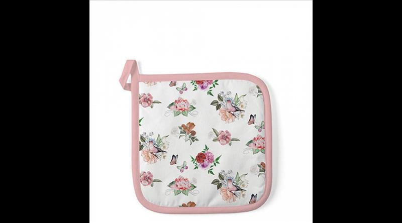 AMB.16519350 Charlotte white edényalátét 20x20cm,100% pamut