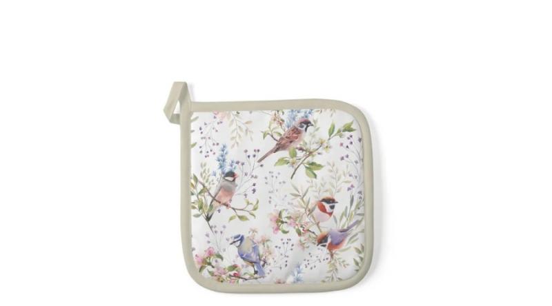 AMB.16520390 Busy birds edényalátét 20x20cm,100% pamut