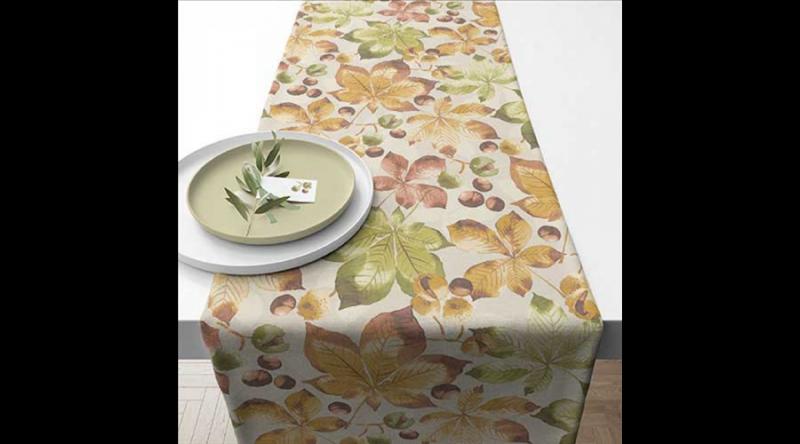 AMB.16619715 Castanea asztali futó 40x150cm, 100% pamut