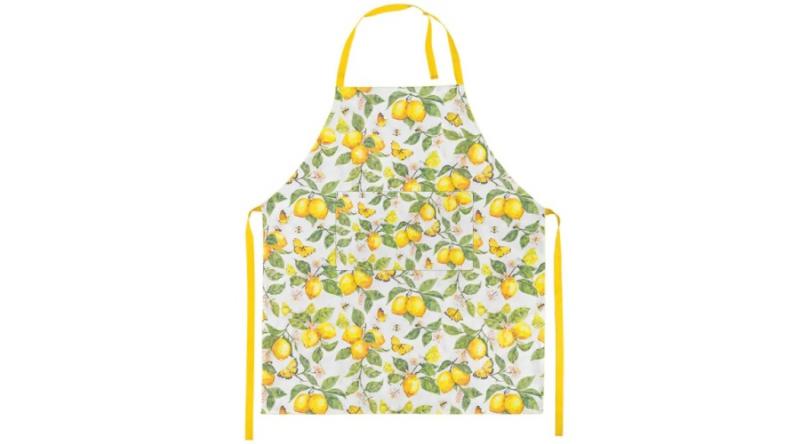 AMB.16720365 Fresh lemons white kötény 70x85cm, 100% pamut