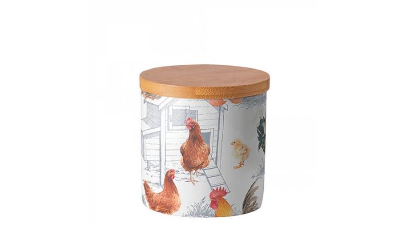 AMB.17415875 Chicken Farm porcelán konyhai tároló 10x10cm