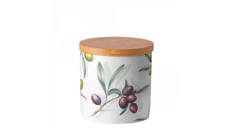AMB.17418185 Delicious olives porcelán konyhai tároló 10x10cm