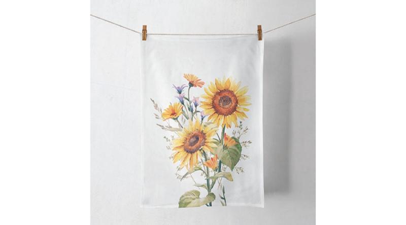 AMB.17817440 Sunflowers konyharuha 50x70cm,100% pamut