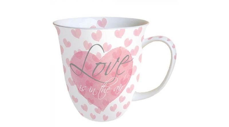 AMB.18415950 Love Letters porcelánbögre 0,4l